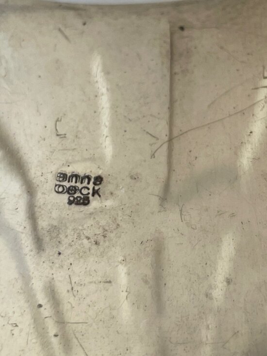 Anna Beck Bracelet in Brown Leather with Gold Beading - Picture 5 of 5